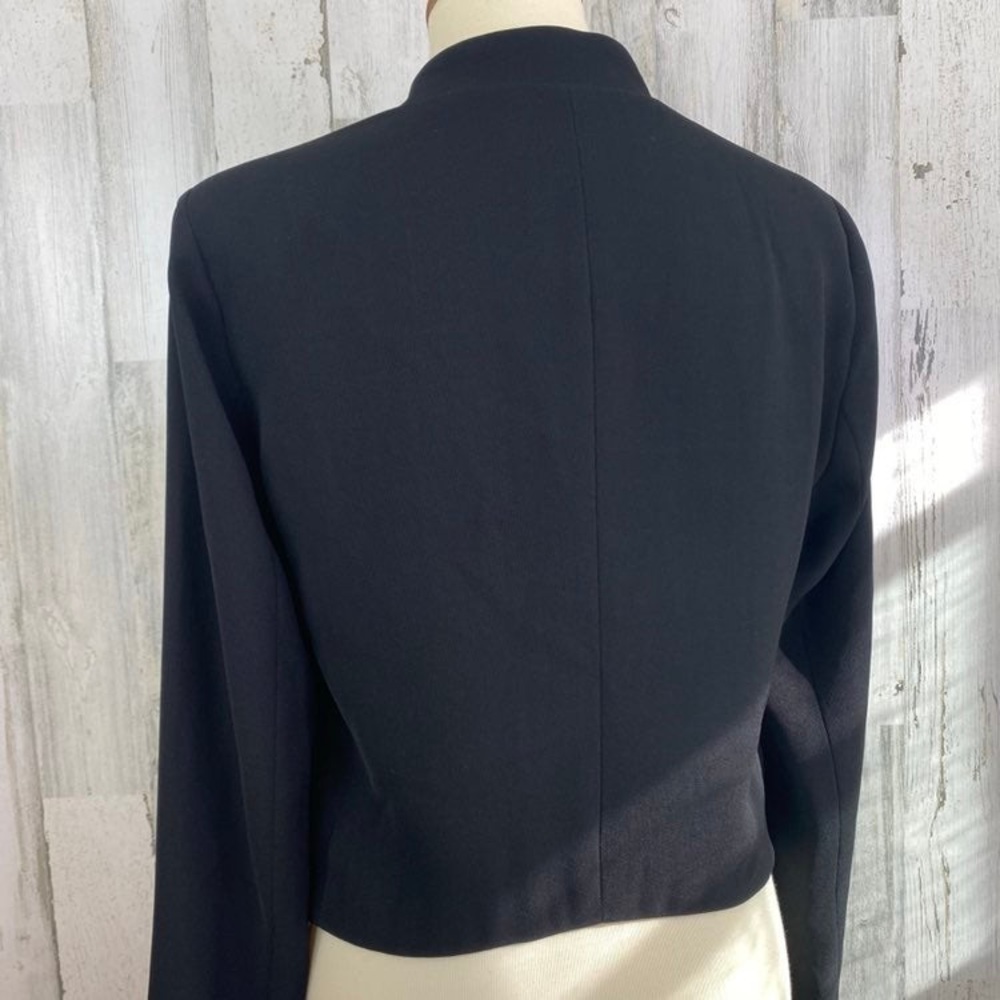 Anthropologie Elevenses Dimmet Drape Topper Blazer - Picture 5 of 6